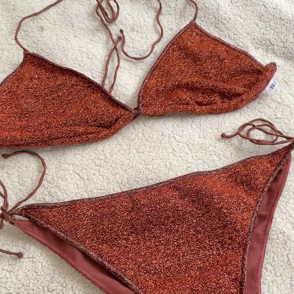 Oseree Lumiere Bikini Set Bronze - Picture 6 of 7